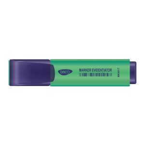 Rechizite Școlare - Marker evidentiator daco turcoaz mk401t 10 buc