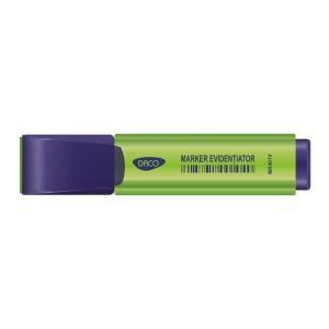 Rechizite Școlare - Marker evidentiator daco verde mk401v 10 buc