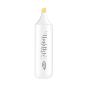 Rechizite Școlare - Marker evidentiator glitter daco galben mk404g