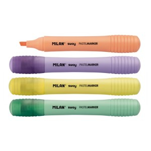 Rechizite Școlare - Marker evidentiator pastel set 4 sway milan 162119807