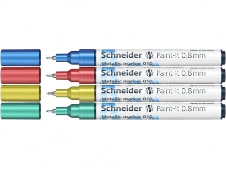 Art & Craft si Artizanat - Marker metalic Paint-It 010 0,8 mm Set 2