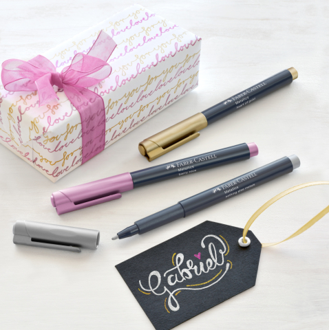 Marker metallics set 6 buc faber-castell [2]