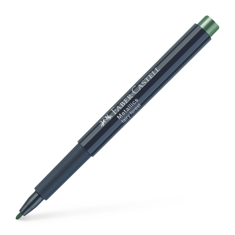 Birotică și Papetărie - Marker metallics verde padure faber-castell