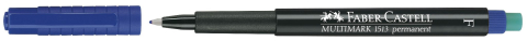 Marker permanent albastru f multimark faber-castell [2]