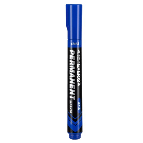 Birotică și Papetărie - Marker permanent albastru varf rotund 2.5mm deli