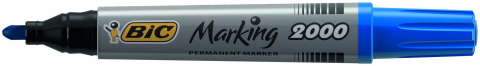 Marker permanent albastru varf rotund 2000 bic [1]