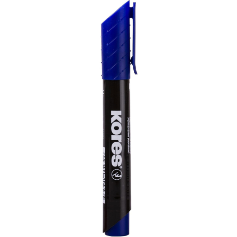Birotică și Papetărie - Marker permanent albastru varf rotund 3mm eco kores
