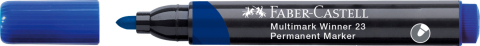 Marker permanent albastru varf rotund multimark winner 23 faber-castell [1]