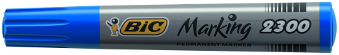 Marker permanent albastru varf tesit 2300 bic [1]