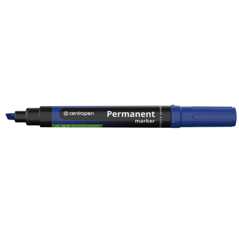 Birotică și Papetărie - Marker permanent albastru varf tesit 8576 centropen