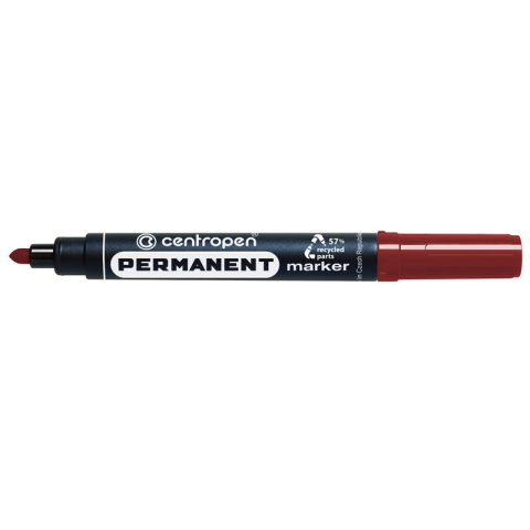 Birotică și Papetărie - Marker permanent maro varf rotund 2.5mm 8566 centropen