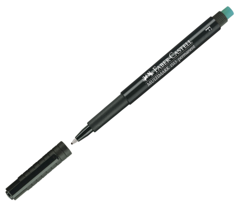 Marker permanent negru f multimark faber-castell [1]