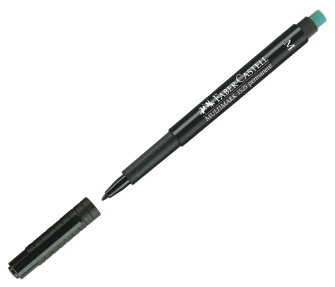 Marker permanent negru m multimark faber-castell [1]