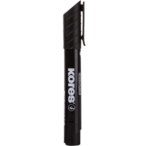 Birotică și Papetărie - Marker permanent negru varf rotund 3mm eco kores