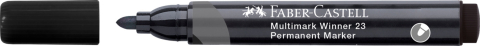 Marker permanent negru varf rotund multimark winner 23 faber-castell [1]