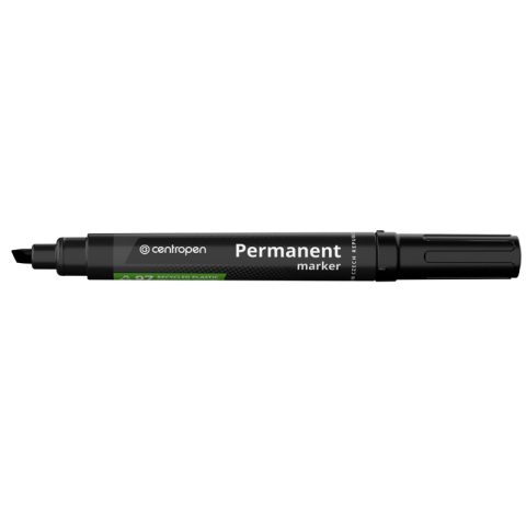 Birotică și Papetărie - Marker permanent negru varf tesit 8576 centropen