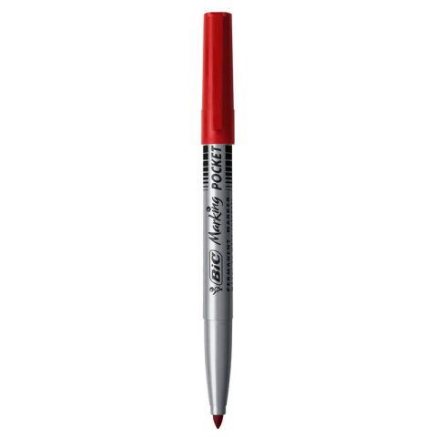 Birotică și Papetărie - Marker permanent rosu 1.0mm 1445 bic