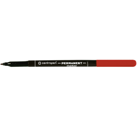 Birotică și Papetărie - Marker permanent rosu 1.0mm 2536 centropen