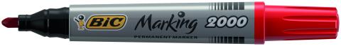 Marker permanent rosu varf rotund 2000 bic [1]