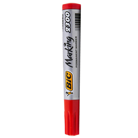 Birotică și Papetărie - Marker permanent rosu varf tesit 2300 bic