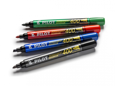 Marker permanent rosu varf tesit 4mm p400 pilot [3]
