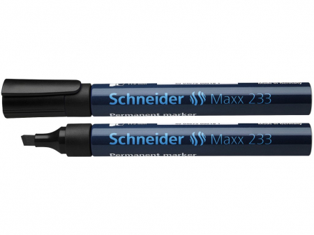 Markere permanente - Schneider - Marker permanent Schneider Maxx 233, Negru- Micostore.ro