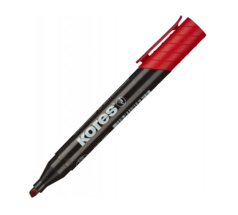 Marker permanent varf rosu tesit kores [1]