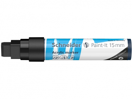 Schneider - Marker cu vopsea acrilica Paint-It 330 15 mm Schneider, Alb- Micostore.ro [1]