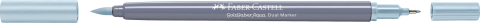 Marker solubil 2 capete goldfaber albastru aqua 164 faber-castell [1]