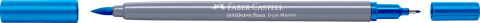 Marker solubil 2 capete goldfaber albastru azur 449 faber-castell [1]