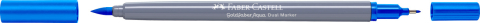 Marker solubil 2 capete goldfaber albastru phtalo 110 faber-castell [1]