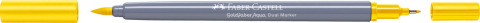 Marker solubil 2 capete goldfaber galben cadmium 107 faber-castell [1]
