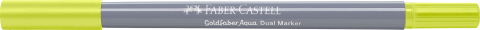Marker solubil 2 capete goldfaber galben lime 206 faber-castell [2]