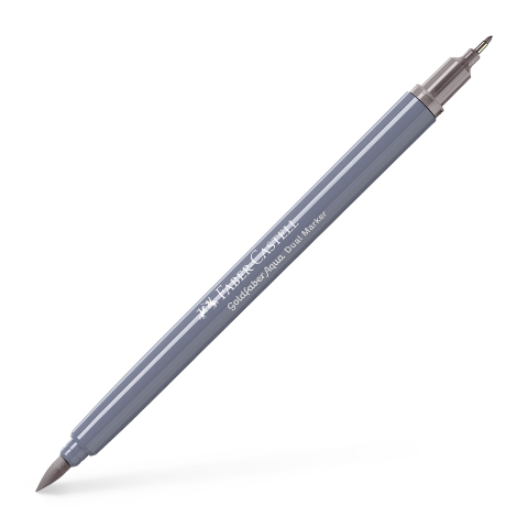 Birotică și Papetărie - Marker solubil 2 capete goldfaber gri cald iii 272 faber-castell