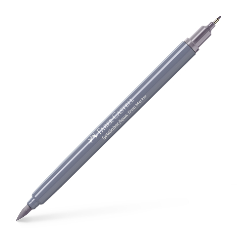 Birotică și Papetărie - Marker solubil 2 capete goldfaber gri purpuriu 279 faber-castell