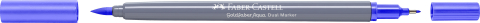 Marker solubil 2 capete goldfaber levantica inchis 197 faber-castell [1]