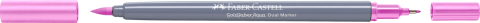 Marker solubil 2 capete goldfaber magenta deschis 119 faber-castell [1]