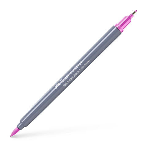Birotică și Papetărie - Marker solubil 2 capete goldfaber magenta deschis 119 faber-castell