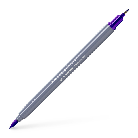 Birotică și Papetărie - Marker solubil 2 capete goldfaber mov 249 faber-castell
