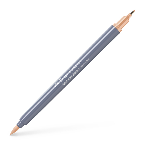 Birotică și Papetărie - Marker solubil 2 capete goldfaber nisipiu 281 faber-castell