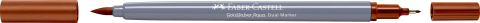 Marker solubil 2 capete goldfaber ocru ars 187 faber-castell [1]