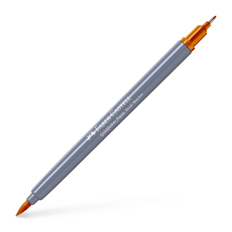 Birotică și Papetărie - Marker solubil 2 capete goldfaber ocru deschis 183 faber-castell