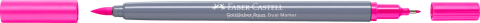 Marker solubil 2 capete goldfaber roz purpuriu deschis 128 faber-castell [1]