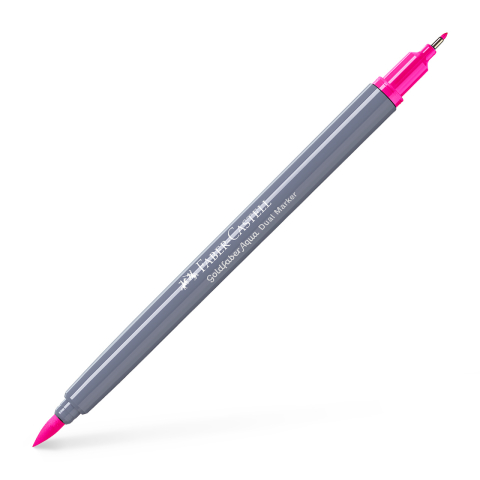 Birotică și Papetărie - Marker solubil 2 capete goldfaber roz purpuriu deschis 128 faber-castell