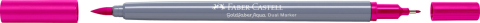 Marker solubil 2 capete goldfaber roz purpuriu mediu 125 faber-castell [1]