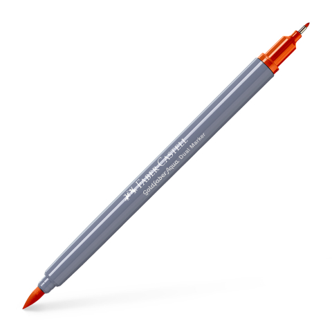 Birotică și Papetărie - Marker solubil 2 capete goldfaber teracota 186 faber-castell