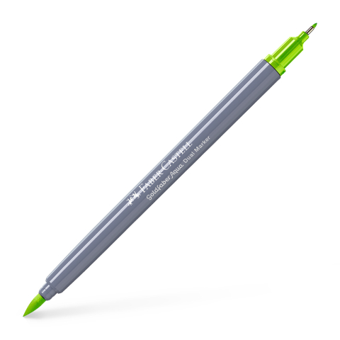 Birotică și Papetărie - Marker solubil 2 capete goldfaber verde deschis 171 faber-castell