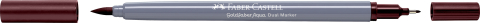 Marker solubil 2 capete goldfaber violet caput mortum 263 faber-castell [1]