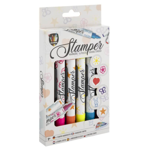 Rechizite Școlare - Marker stampila  Grafix 