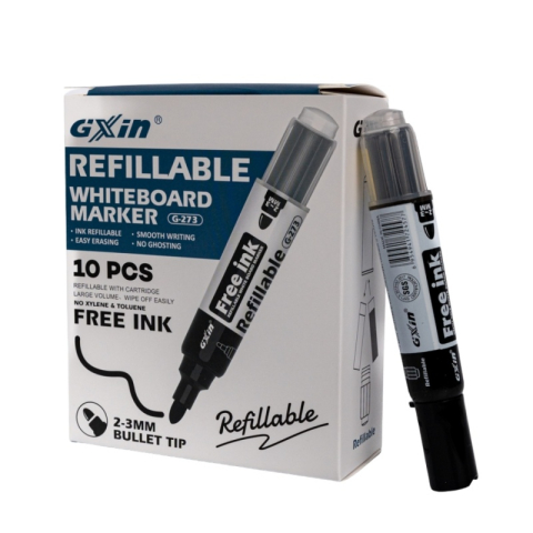 Rechizite Școlare - Marker tabla CNX G-273, reincarcabil, negru